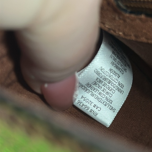 ANTHROPOLOGIE Leila Suede Snakeskin Crossbody Bag in Brown - Picture 9 of 9